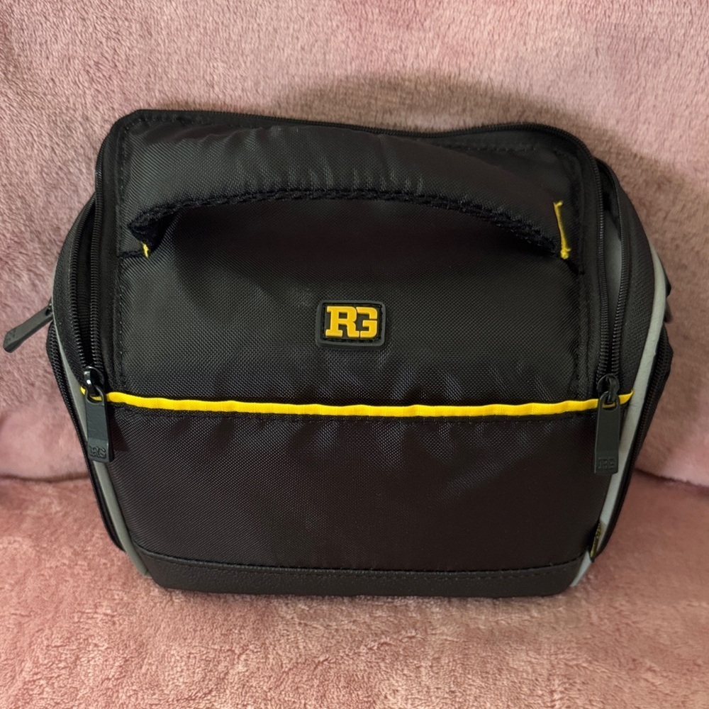 Black and Yellow Camera Bag